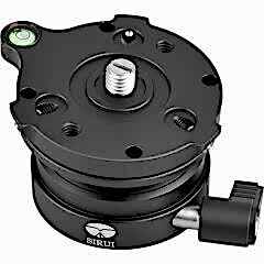 SIRUI LE-60 Leveling Base – 15° Ayarlı Profesyonel Tripod Seviye Adaptörü (6 Yıl Türkiye Distribütör Garantili)