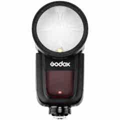 Godox V1 TTL Yuvarlak Kafa Bataryalı Tepe Flaş (Canon)