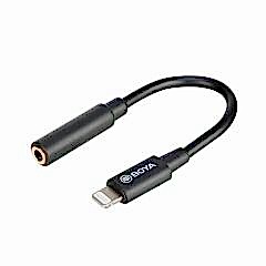 Boya BY-K3 Apple Lightning 3.5mm Ses Çevirici