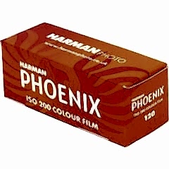 Harman Phoenix 200 Renkli Negatif 120 Roll Film (SKT: 10-2026)