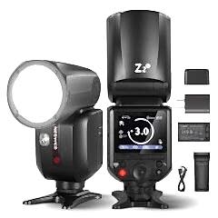 Neewer Z2-N Yuvarlak Başlıklı Bataryalı Tepe Flaşı Difüzör Set (Nikon)