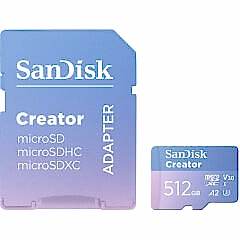 Sandisk 512GB Creator microSD Kart