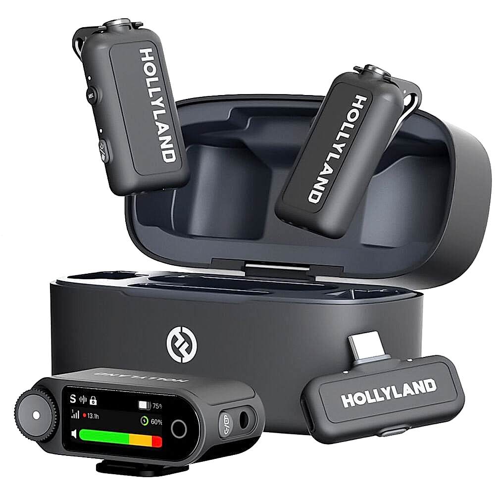 Hollyland Lark Max 2 Combo Kablosuz Yaka Mikrofonu