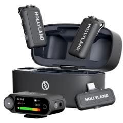 Hollyland Lark Max 2 Combo Kablosuz Yaka Mikrofonu