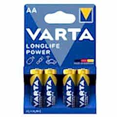 Varta AA Longlife Power 4'lü Alkalin Kalem Pil (SKT: 12-2032)
