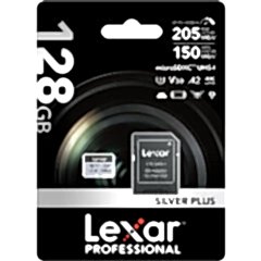 Lexar 128GB Silver Plus 205MB/s microSDXC Hafıza Kartı
