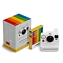 Polaroid Now+ Gen3 Beyaz + Color Film Bundle (8 film)