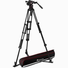 Manfrotto MVK612TWINGA Nitrotech 612 & Alu Twin GS Video Tripod