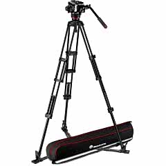 Manfrotto MVK504XTWINGA 504X & Alu Twin GS Video Tripodu
