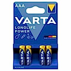 Varta AAA Longlife Power 4'lü Alkalin Kalem Pil (SKT: 12-2031)