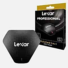 Lexar RW500 Multi-Card 3in1 SD/microSD/CF Kart Okuyucu