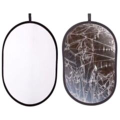 Life 2in1 Beyaz-Gümüş Elips Reflektör 71x112cm