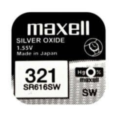 Maxell 321 SR616SW 1.55V Silver Oxide Saat Pili