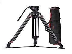 Miliboo MTT609A Hidrolik Kafalı Profesyonel Alüminyum Video Tripod
