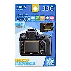JJC LCP-D800 LCD Ekran Koruyucu Film 2'li Paket (Nikon D800, D800E)