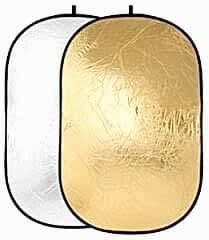 Life 2in1 Gümüş/Altın Elips Reflektör 102x153cm