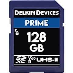 Delkin Devices 128GB Prime SDXC UHS-II 280MB/s V60 Hafıza Kartı