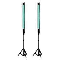 GDX TB-60 RGB İkili Fotoğraf ve Video Tüp Işık Seti