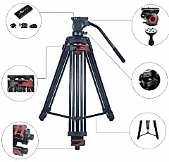 Milica MLK-901BD 195cm Profesyonel Video Tripod