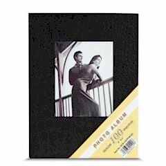 ACR 10x15cm Pencereli Deri Albüm 100'lük (Siyah)