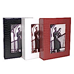 ACR 13x18cm Pencereli Deri Albüm 200'lük (Siyah)