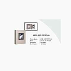 ACR 13x18cm Pencereli Koton Desenli Albüm 100'lük (Kahverengi)