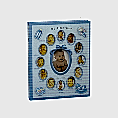 ACR 10x15cm Pencereli Bebek Albümü 240'lık (Mavi)