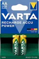 Varta AA 2600 mAh Şarjlı Kalem Pil (2'li Paket)