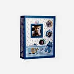 ACR 10x15cm Boy 200'lük Pencereli Bebek Albümü (Mavi)