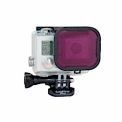 Polarpro 40m Standart Housing İçin Magenta Filtre (Hero4/3+)