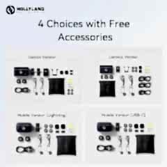 Hollyland Lark M2 Combo Kablosuz Mikrofon Sistemi (Siyah)