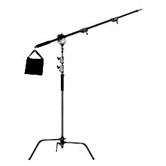 GVM C360 320cm C-Stand & Grip Arm Kit(225cm) (Çelik)