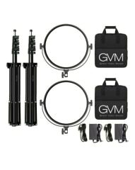 GVM Y60D 60W İkili Profesyonel Bi-Color LED Video Işık Seti