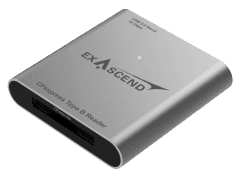 Exascend CFexpress Type B/SD Express/SD/microSD card reader (4in1)