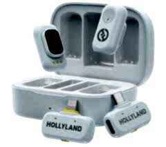 Hollyland LARK A1 Combo Blue 2 Kişilik Kablosuz Mikrofon Sistemi - Mavi