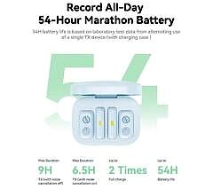 Hollyland LARK A1 Combo Blue 2 Kişilik Kablosuz Mikrofon Sistemi - Mavi