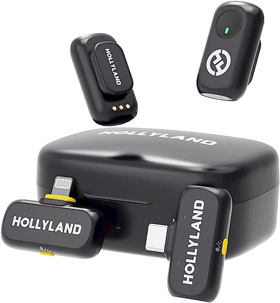 Hollyland LARK A1 Combo 2 Kişilik Kablosuz Mikrofon Sistemi