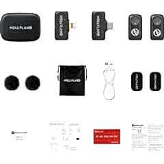 Hollyland LARK A1 Combo 2 Kişilik Kablosuz Mikrofon Sistemi
