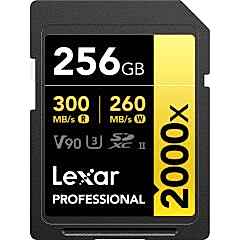 Lexar 256GB Gold 2000x V90 UHS-II SDXC Hafıza Kartı