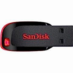 Sandisk 64GB Cruzer Blade USB Bellek
